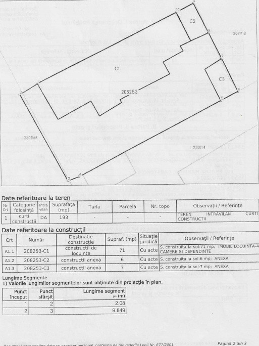 Casă pe un singur nivel cu teren 195 mp – Andronache , Sector 2