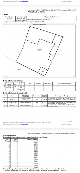 Casa + teren 203 mp, front 13 ml, Zona Petricani- Tei 